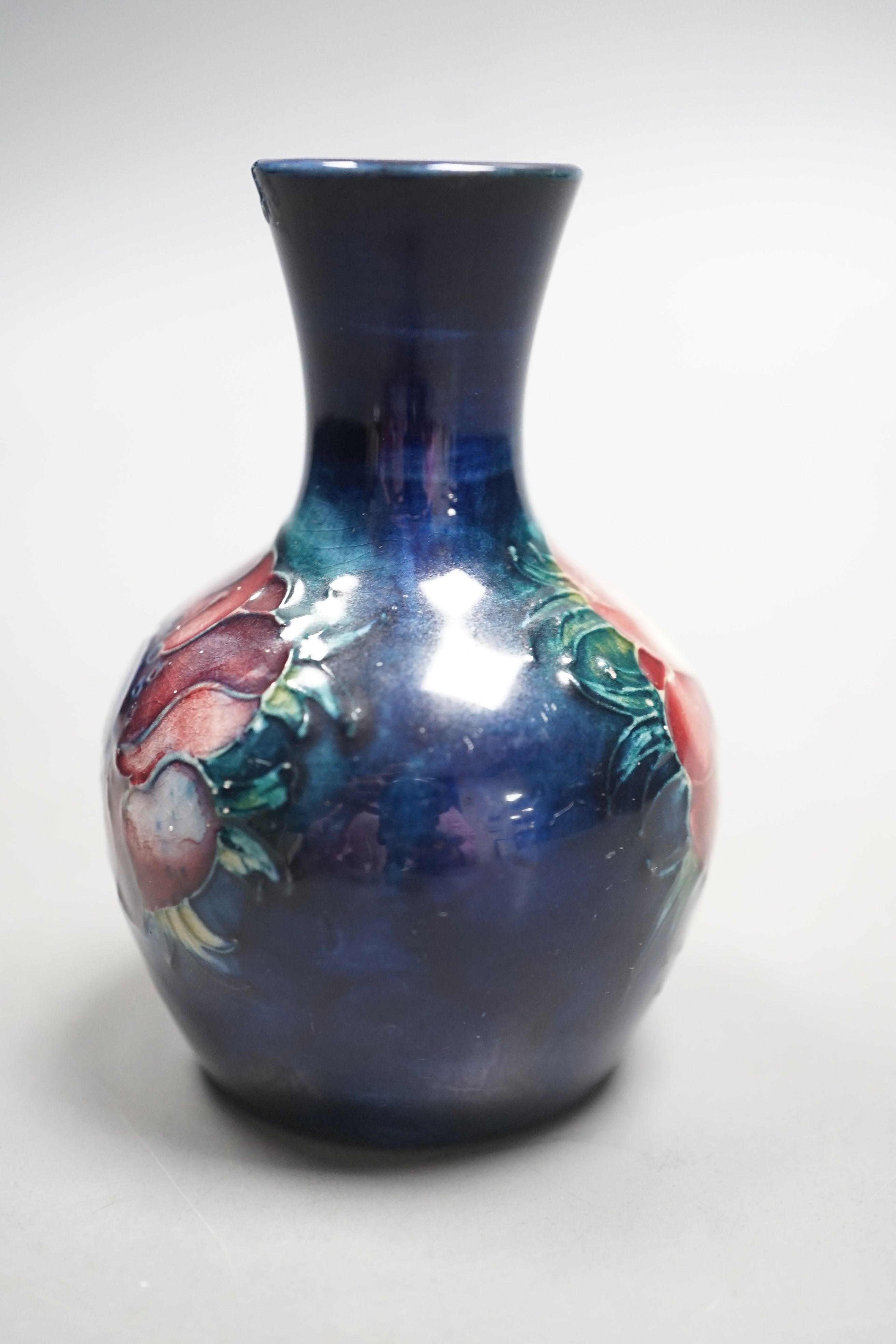 A small Moorcroft vase, 9cm tall